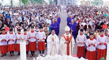 GP.Hưng Hóa - Thánh lễ Tân Niên Tết Bính Ngọ tại Giáo xứ Phù Lao