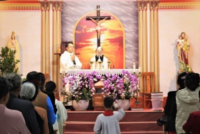 GP.Hưng Hóa - Thánh Lễ Tân Niên Tại Giáo Xứ Trại Sơn