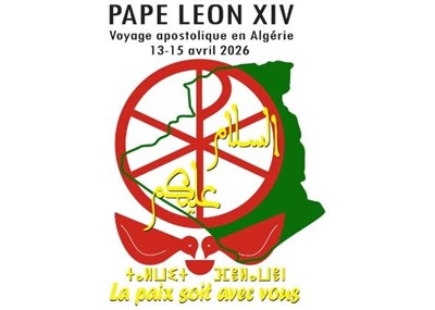 Logo và khẩu hiệu của chuyến viếng thăm của Đức Thánh Cha tại Algeria và Angola