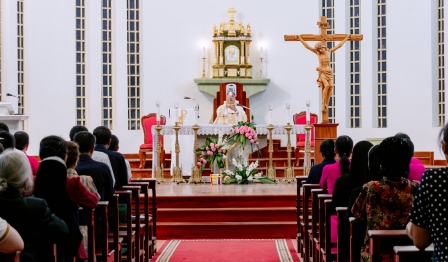 GP.Hưng Hóa - Giáo xứ Chính tòa Sơn Lộc mừng lễ Thánh Giuse –  Quan thầy Hội dòng Mến Thánh Giá  và các Hội đoàn