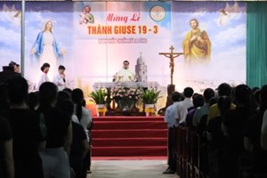 GP.Hưng Hóa - Chuẩn Xứ Ba Đông Mừng Lễ Quan Thầy Kính Thánh Giuse