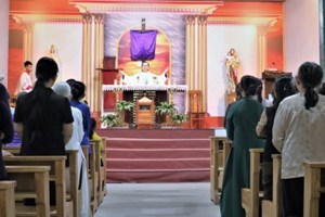 GP.Hưng Hóa - Thánh Lễ Truyền Tin Tại Giáo Xứ Trại Sơn