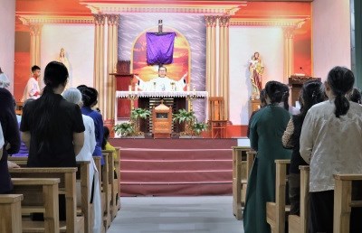 GP.Hưng Hóa - Thánh Lễ Truyền Tin Tại Giáo Xứ Trại Sơn