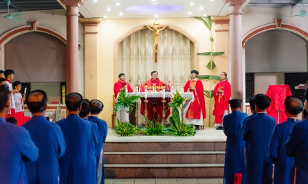 GP.Hưng Hóa - Thánh lễ Lá khai mạc Tuần Thánh năm 2026 tại Giáo xứ Trù Mật