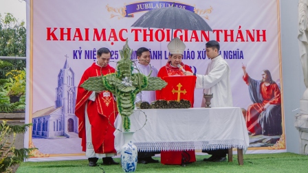 GP.Hưng Hóa - Thánh Lễ Lá Và Khai Mạc Thời Gian Thánh Tại Giáo Xứ Phú Nghĩa Năm 2026