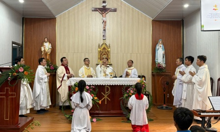 GP.Hưng Hóa - Thánh lễ Tạ ơn khánh thành Nhà nguyện giáo điểm Cốc Pài – Giáo xứ Tân Quang