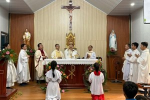 GP.Hưng Hóa - Thánh lễ Tạ ơn khánh thành Nhà nguyện giáo điểm Cốc Pài – Giáo xứ Tân Quang