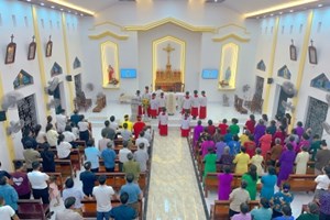 GP.Hưng Hóa - Giáo xứ Sơn Đông long trọng cử hành Lễ Chúa Nhật IV Phục Sinh – Cầu cho Ơn Thiên Triệu