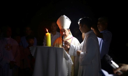 GP.Hưng Hóa - Đêm Canh thức Vượt Qua tại Giáo họ Suối Khoáng – Giáo xứ Phú Lâm