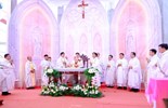 GP.Hưng Hóa - Thánh Lễ Đặt Viên Đá Góc Tường Nhà Thờ Giáo Họ Núi Nồng