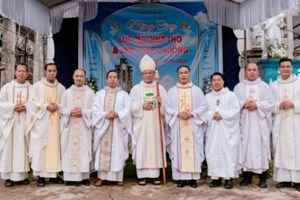 GP.Hưng Hóa - Thánh Lễ Tạ Ơn Mừng Công Nhà Thờ Và Làm Phép Chuông Chuẩn Xứ Đồng Hoa