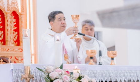 GP.Hưng Hóa - Giáo Xứ Sơn Đông Long Trọng Tổ Chức Thánh Lễ Tạ Ơn Trùng Tu Thánh Đường