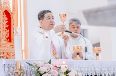 GP.Hưng Hóa - Giáo Xứ Sơn Đông Long Trọng Tổ Chức Thánh Lễ Tạ Ơn Trùng Tu Thánh Đường
