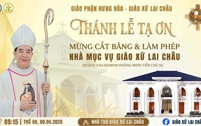 GP.Hưng Hóa - Thánh Lễ Tạ Ơn Và Khánh Thành Nhà Mục Vụ Giáo Xứ Lai Châu 