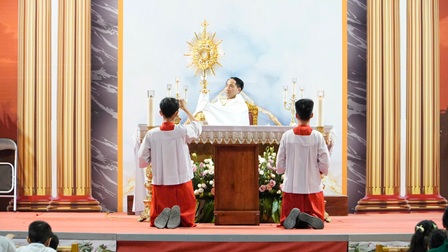 GP.Hưng Hóa - Giáo Họ Phượng Sơn - Giáo Xứ Phù Lao: Chầu Thánh Thể Thay Mặt Giáo Phận Và Thánh Lễ Chúa Nhật XI Thường Niên Năm A
