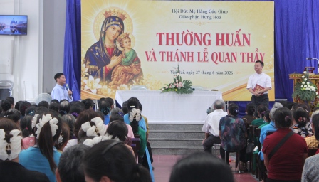 GP.Hưng Hóa - Giáo phận  Hơn 1.000 hội viên mừng lễ Quan thầy Hội Đức Mẹ Hằng Cứu Giúp